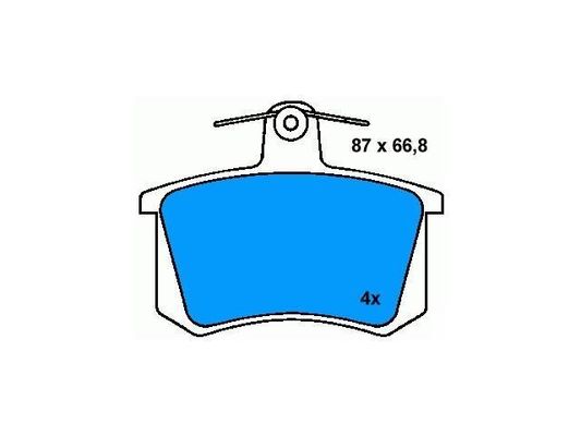 شراء 4A0698451 بطاقة مكابح BMW online manufacture